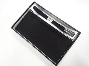 未使用品　正絹　喪服用　手組帯締め・帯揚げセット